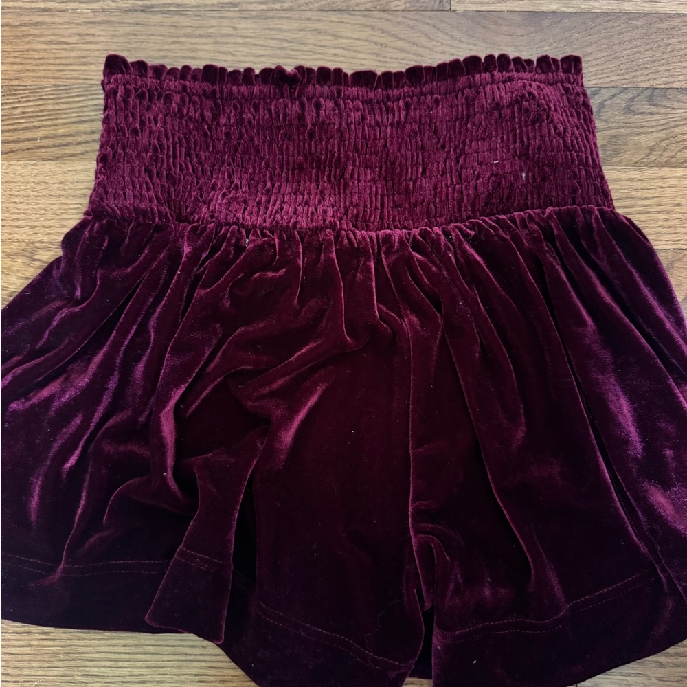 TCEC Velvet Maroon Skirt
